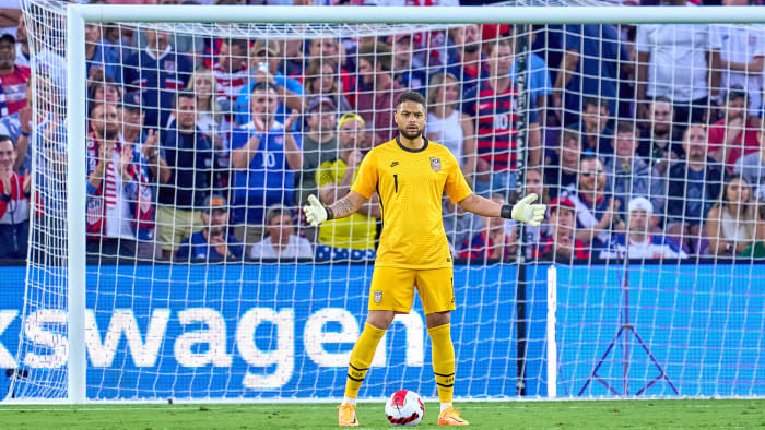 USMNT goalkeeper Zack Steffen